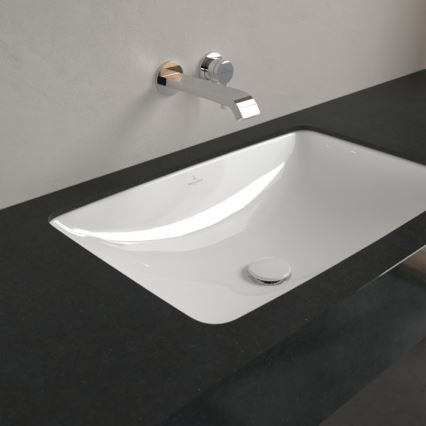 Villeroy & Boch 4A580101 - LOOP&FRIENDS Recessed Washbasin, 61.5 x 38 cm, Ceramic/White