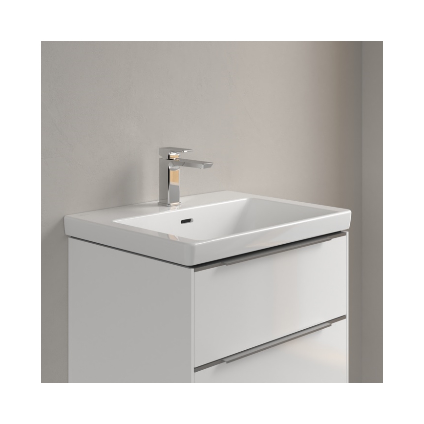 Villeroy & Boch 4A706001 - Wall-hung washbasin SUBWAY 3.0 60x47 cm ceramic/white