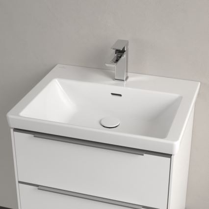 Villeroy & Boch 4A706001 - Wall-hung washbasin SUBWAY 3.0 60x47 cm ceramic/white