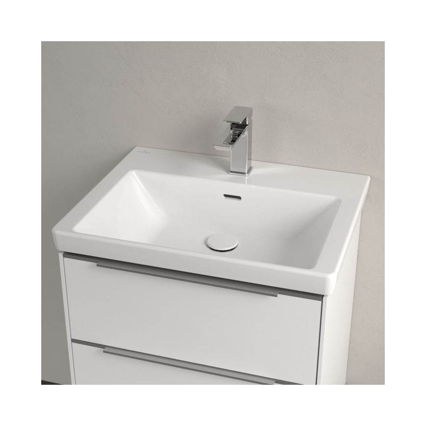Villeroy & Boch 4A706001 - Wall-hung washbasin SUBWAY 3.0 60x47 cm ceramic/white
