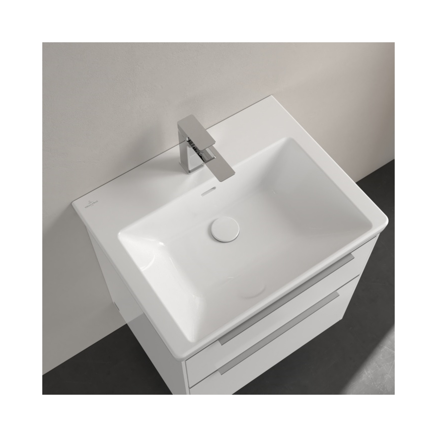 Villeroy & Boch 4A706001 - Wall-hung washbasin SUBWAY 3.0 60x47 cm ceramic/white