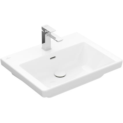 Villeroy & Boch 4A706001 - Wall-hung washbasin SUBWAY 3.0 60x47 cm ceramic/white
