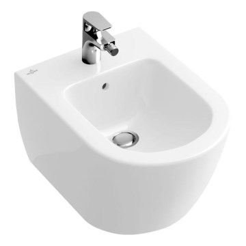 Villeroy & Boch 54000001 - Wall-hung bidet SUBWAY 2.0 37x56 cm ceramic/white