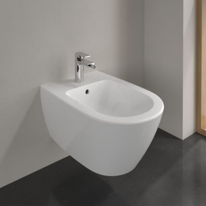 Villeroy & Boch 54000001 - Wall-hung bidet SUBWAY 2.0 37x56 cm ceramic/white