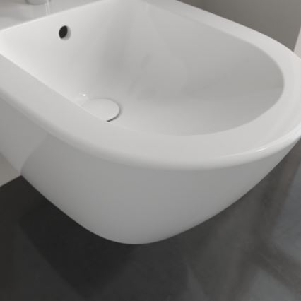 Villeroy & Boch 54000001 - Wall-hung bidet SUBWAY 2.0 37x56 cm ceramic/white