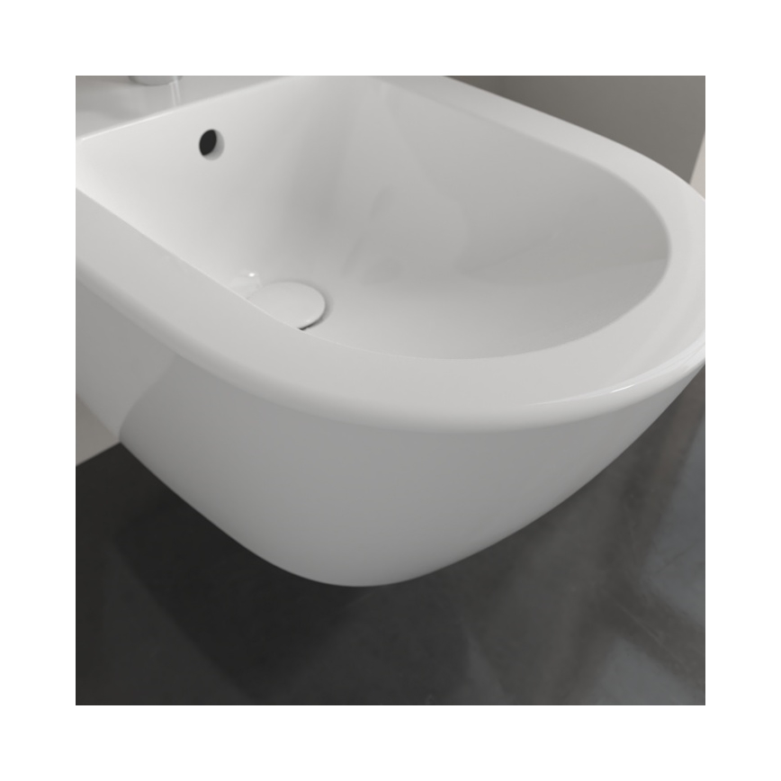 Villeroy & Boch 54000001 - Wall-hung bidet SUBWAY 2.0 37x56 cm ceramic/white