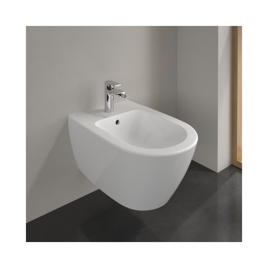 Villeroy & Boch 540000R1 - SUBWAY 2.0 wall-mounted bidet 37 x 56.5 cm ceramic/white