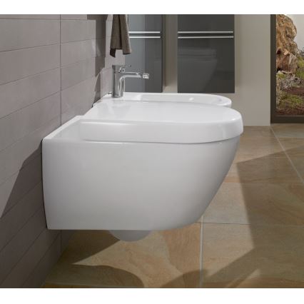 Villeroy & Boch 540000R1 - SUBWAY 2.0 wall-mounted bidet 37 x 56.5 cm ceramic/white