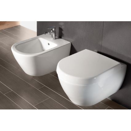 Villeroy & Boch 540000R1 - SUBWAY 2.0 wall-mounted bidet 37 x 56.5 cm ceramic/white