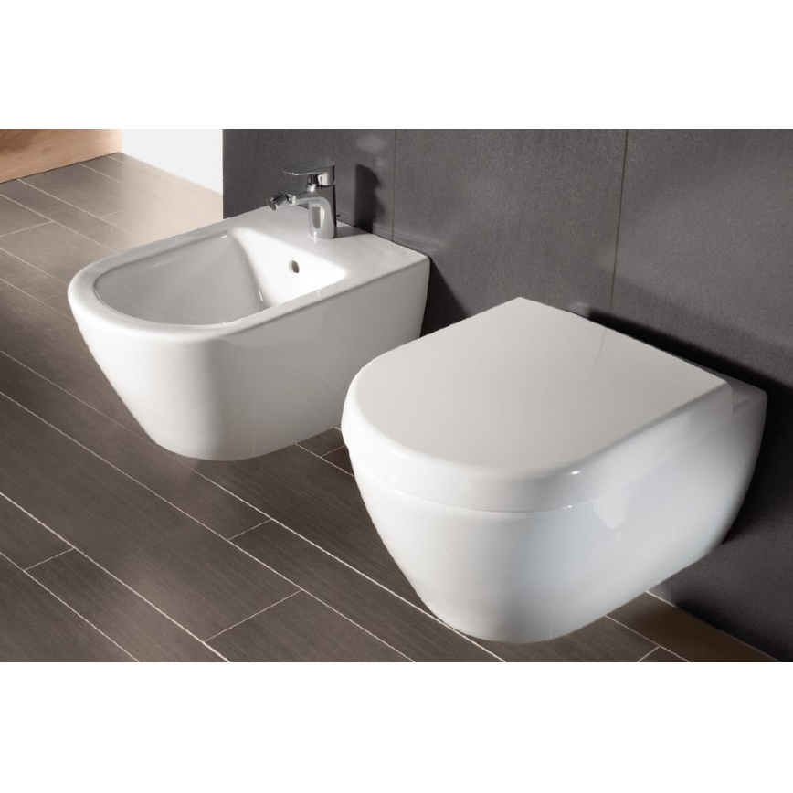 Villeroy & Boch 540000R1 - SUBWAY 2.0 wall-mounted bidet 37 x 56.5 cm ceramic/white
