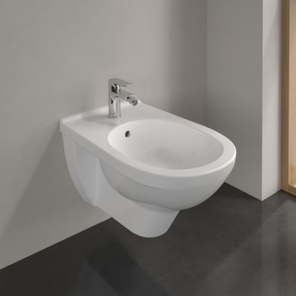 Villeroy & Boch 54600001 - O.NOVO Wall-hung Bidet, Ceramic/White