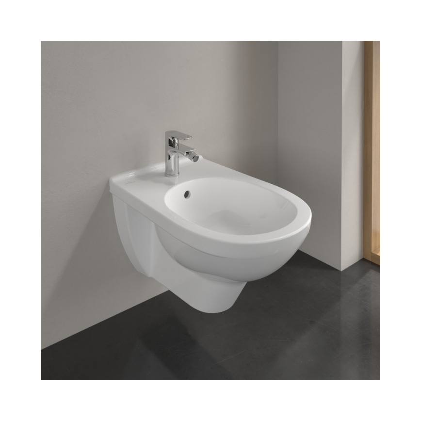 Villeroy & Boch 54600001 - O.NOVO Wall-hung Bidet, Ceramic/White