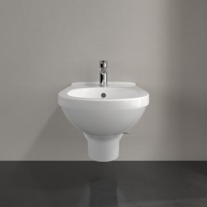 Villeroy & Boch 54600001 - O.NOVO Wall-hung Bidet, Ceramic/White