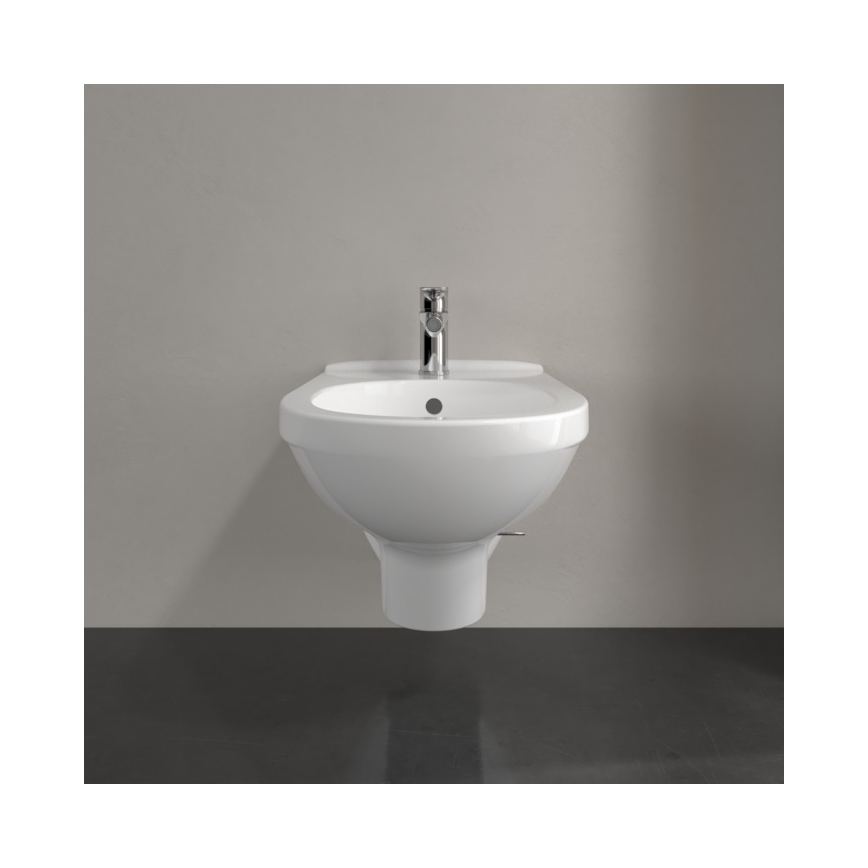 Villeroy & Boch 54600001 - O.NOVO Wall-hung Bidet, Ceramic/White