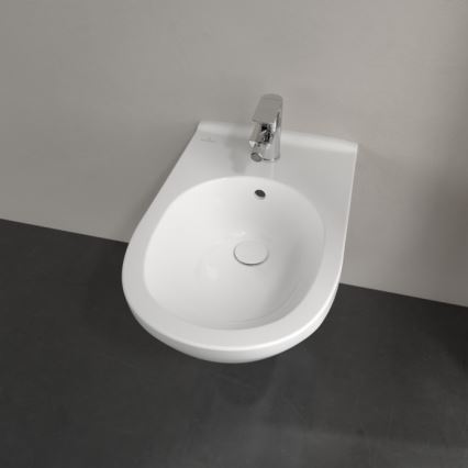 Villeroy & Boch 54600001 - O.NOVO Wall-hung Bidet, Ceramic/White