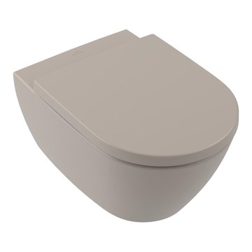 Villeroy & Boch 5614R0AM - Wall-hung toilet SUBWAY 2.0 ceramic/beige