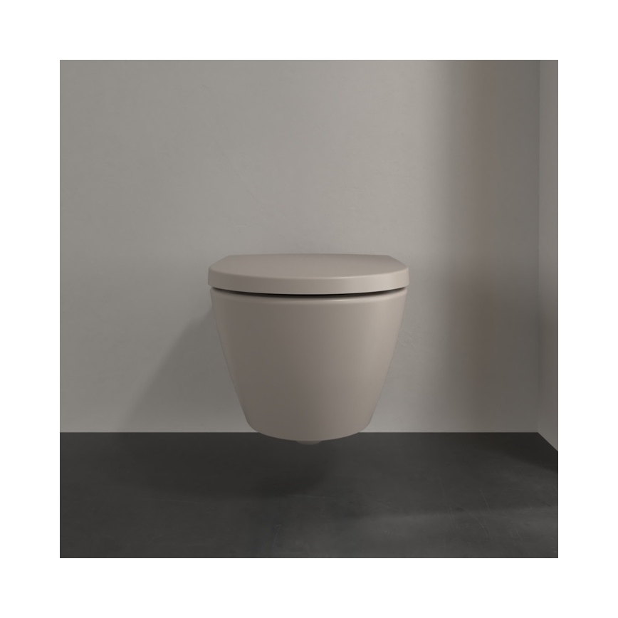 Villeroy & Boch 5614R0AM - Wall-hung toilet SUBWAY 2.0 ceramic/beige
