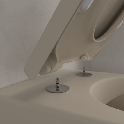 Villeroy & Boch 5614R0AM - Wall-hung toilet SUBWAY 2.0 ceramic/beige