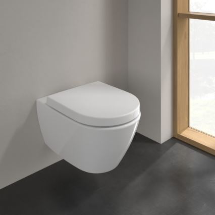Villeroy & Boch 5614R0R1 - Wall-hung toilet SUBWAY 2.0 ceramic/white