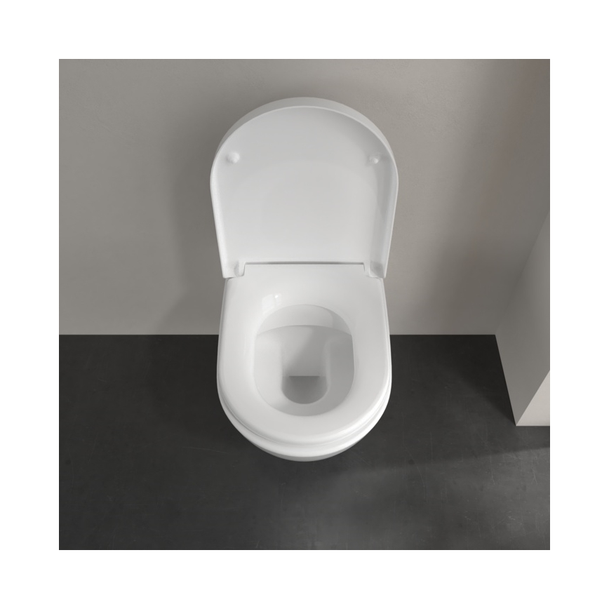 Villeroy & Boch 5614R0R1 - Wall-hung toilet SUBWAY 2.0 ceramic/white