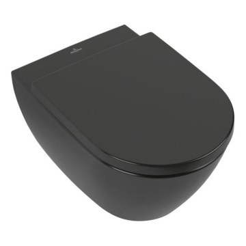 Villeroy & Boch 5614R0R7 - Wall-hung toilet SUBWAY ceramic/black