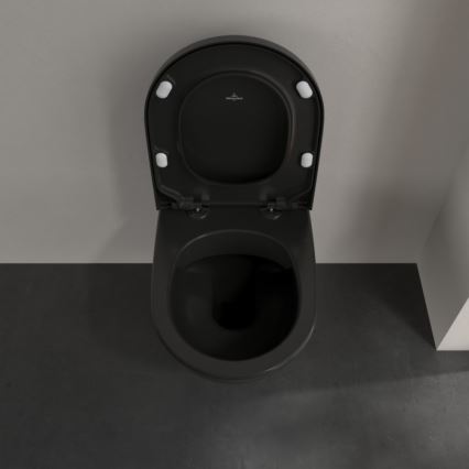 Villeroy & Boch 5614R0R7 - Wall-hung toilet SUBWAY ceramic/black