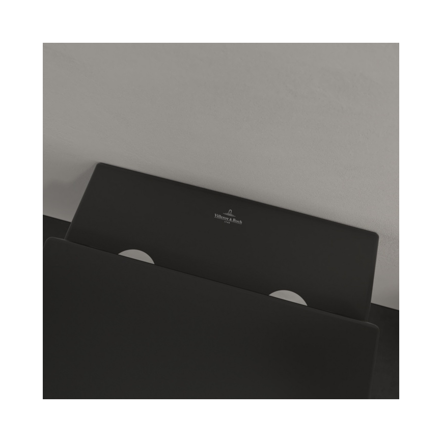 Villeroy & Boch 5614R0R7 - Wall-hung toilet SUBWAY ceramic/black
