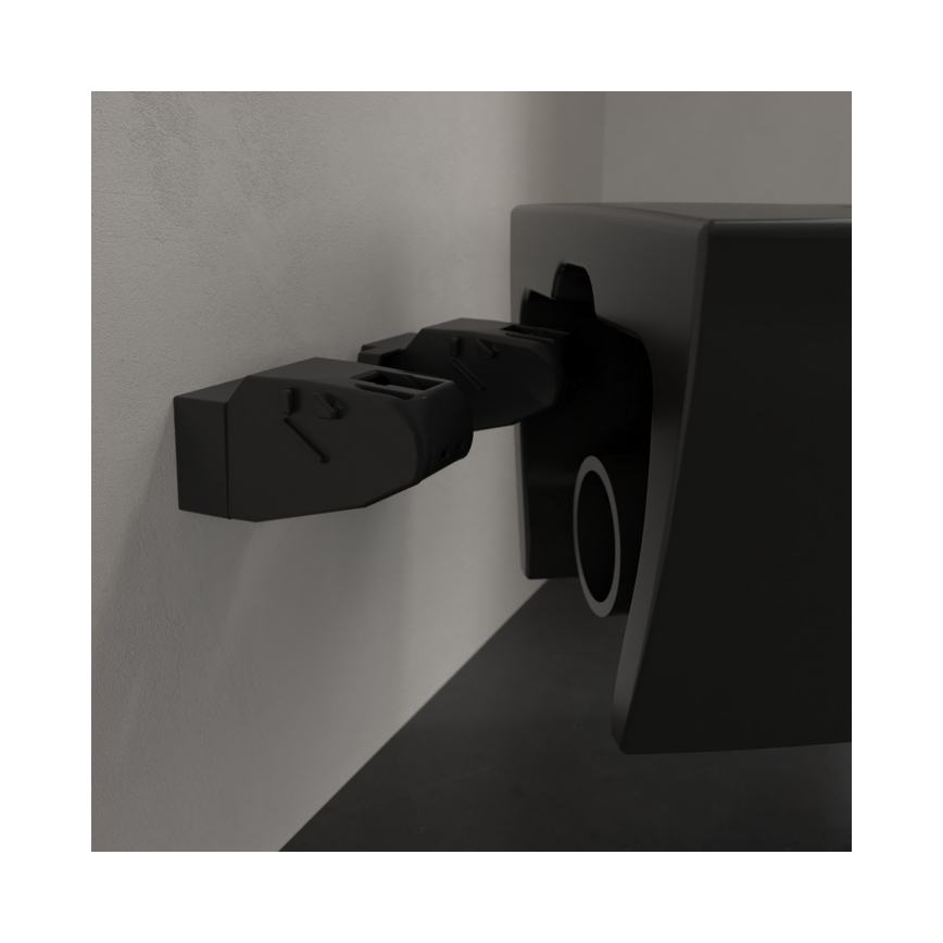 Villeroy & Boch 5614R0R7 - Wall-hung toilet SUBWAY ceramic/black