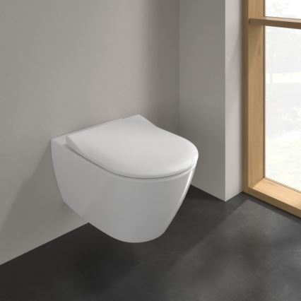 Villeroy & Boch 5614R2R1 - SUBWAY 2.0 wall-hung toilet with SoftClose seat, ceramic/white