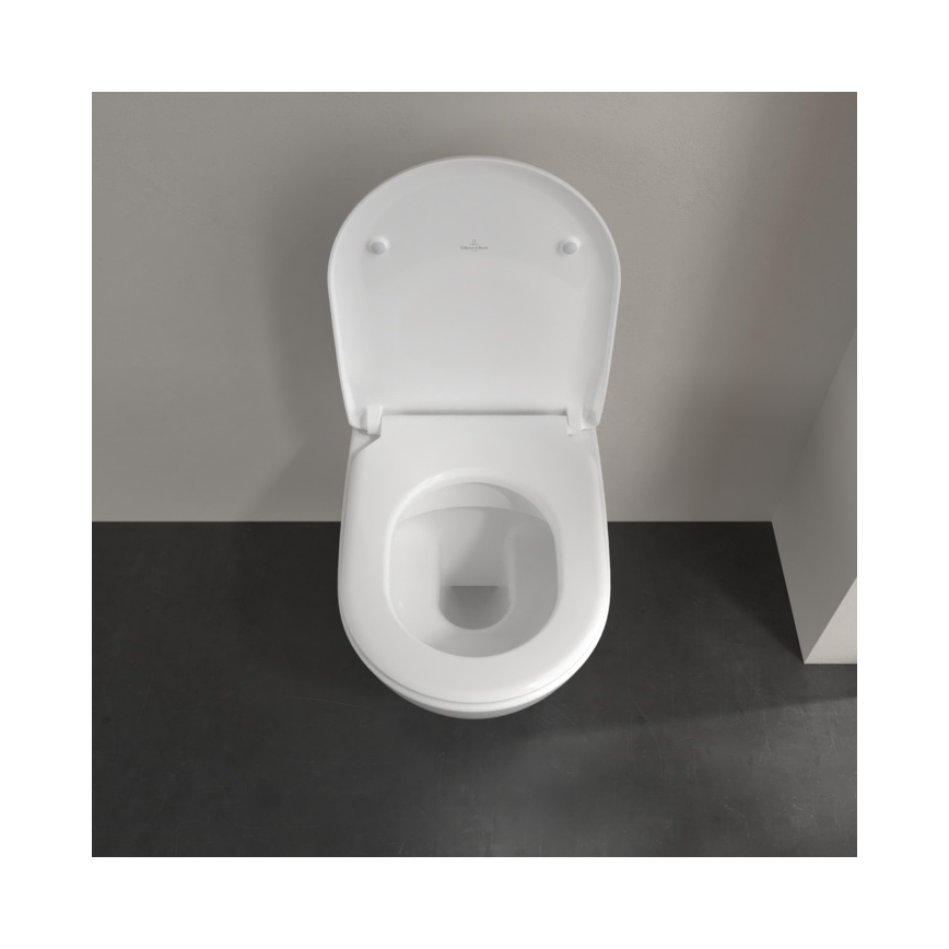 Villeroy & Boch 5614R2R1 - SUBWAY 2.0 wall-hung toilet with SoftClose seat, ceramic/white
