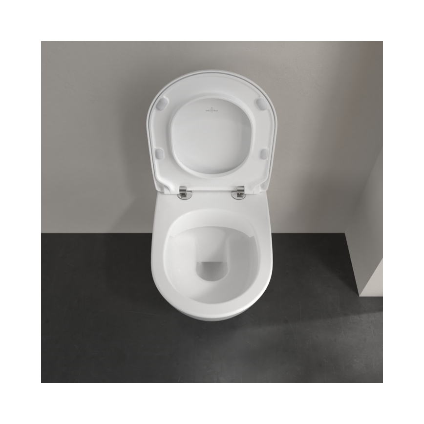 Villeroy & Boch 5614R2R1 - SUBWAY 2.0 wall-hung toilet with SoftClose seat, ceramic/white