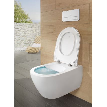 Villeroy & Boch 5614R2R1 - SUBWAY 2.0 wall-hung toilet with SoftClose seat, ceramic/white