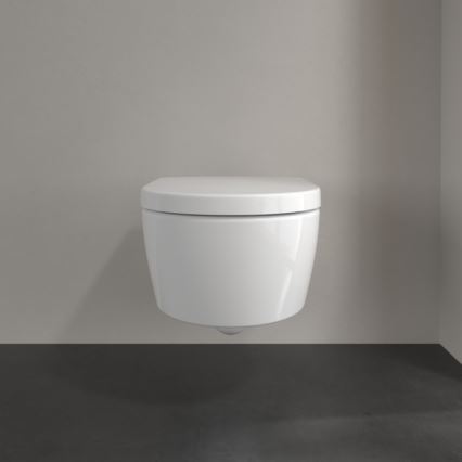Villeroy & Boch 5656HR01 - Wall-hung toilet with AVENTO SoftClose seat, ceramic/white