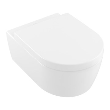Villeroy & Boch 5656HRR1 - AVENTO wall-hung toilet with SoftClose seat, ceramic/white