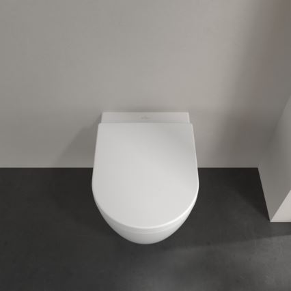 Villeroy & Boch 5656HRR1 - AVENTO wall-hung toilet with SoftClose seat, ceramic/white
