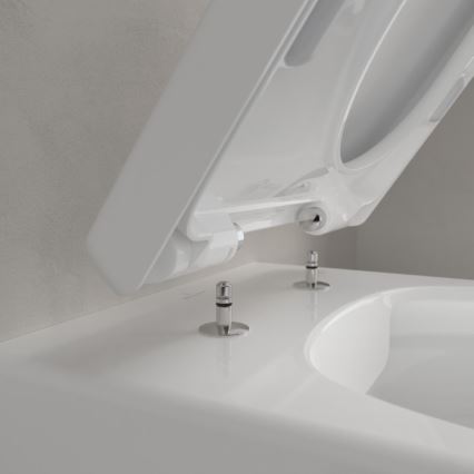 Villeroy & Boch 5656HRR1 - AVENTO wall-hung toilet with SoftClose seat, ceramic/white