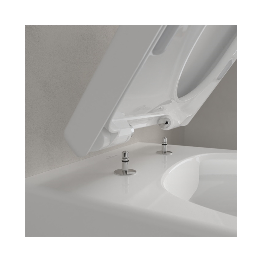 Villeroy & Boch 5656HRR1 - AVENTO wall-hung toilet with SoftClose seat, ceramic/white