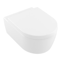 Villeroy & Boch 5656HRRW - Wall-hung toilet with AVENTO SoftClose seat, ceramic/white