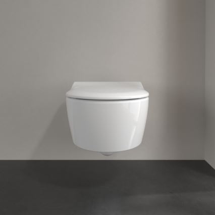 Villeroy & Boch 5656RSR1 - AVENTO wall-hung toilet with SoftClose seat, ceramic/white