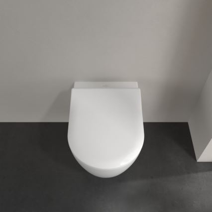 Villeroy & Boch 5656RSR1 - AVENTO wall-hung toilet with SoftClose seat, ceramic/white