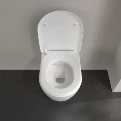 Villeroy & Boch 5656RSR1 - AVENTO wall-hung toilet with SoftClose seat, ceramic/white