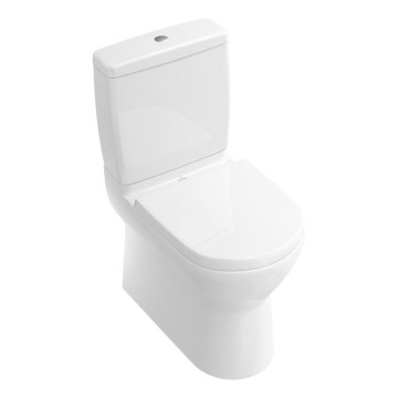 Villeroy & Boch 56581001 - O.NOVO Close-Coupled Toilet, Ceramic/White