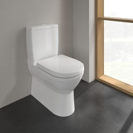 Villeroy & Boch 56581001 - O.NOVO Close-Coupled Toilet, Ceramic/White