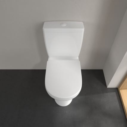 Villeroy & Boch 56581001 - O.NOVO Close-Coupled Toilet, Ceramic/White