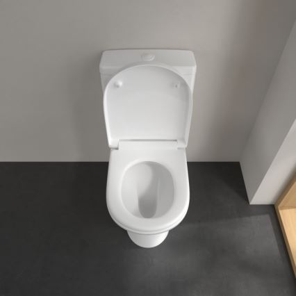 Villeroy & Boch 56581001 - O.NOVO Close-Coupled Toilet, Ceramic/White