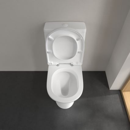 Villeroy & Boch 56581001 - O.NOVO Close-Coupled Toilet, Ceramic/White