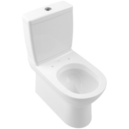 Villeroy & Boch 56581001 - O.NOVO Close-Coupled Toilet, Ceramic/White