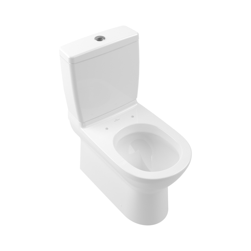 Villeroy & Boch 56581001 - O.NOVO Close-Coupled Toilet, Ceramic/White