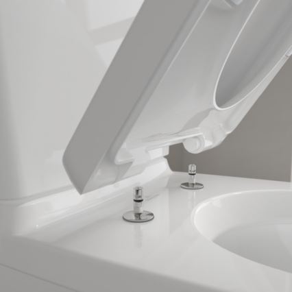 Villeroy & Boch 56581001 - O.NOVO Close-Coupled Toilet, Ceramic/White