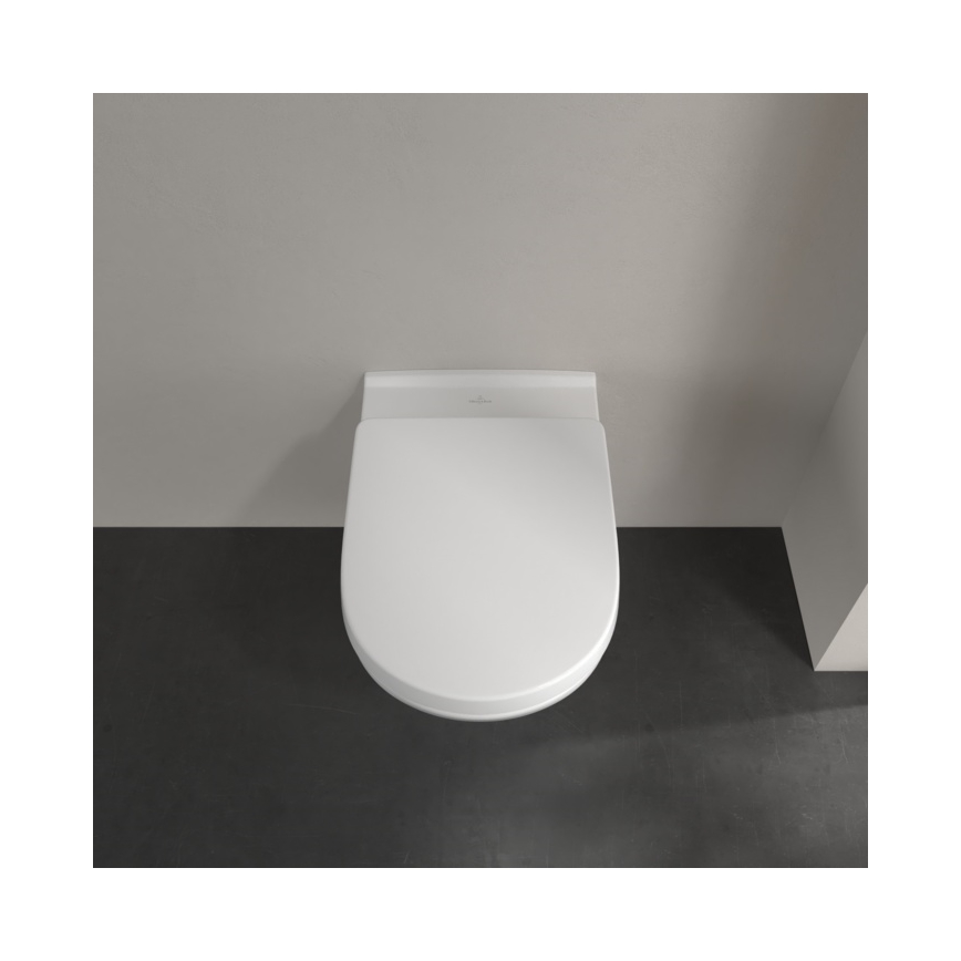 Villeroy & Boch 5660HR01 - Wall-hung toilet with SoftClose seat O.NOVO ceramic/white